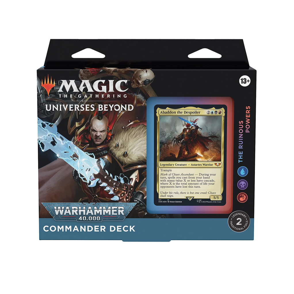 Magic The Gathering Universes Beyond Warhammer 40,000 Commander Deck The Ruinous Powers